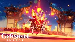 Hu Tao & Xinyan Music Performance Cutscene Genshin Impact