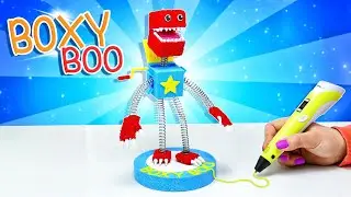 Making BOXY BOO Project: Playtime 3D Pen! All the Sculptures I made Poppy Playtime