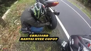 SUNMORI sampe Honda CBR250RR copot rantai | #38
