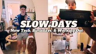 Slow Days in the Life | Taking it easy, trying new tech, family birthdays, and catching up!