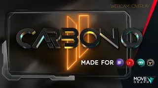 Animated Webcam Border for Twitch - Carbono Webcam White - 🔥 30% OFF Only Today