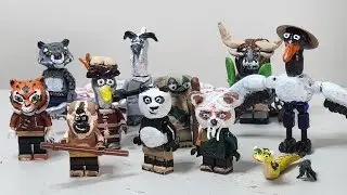 Lego Kung Fu Panda Minifigure Showcase