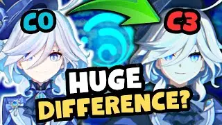 C0 TO C3 FURINA TEAM BUFF SHOWCASE (HOW MUCH IS THE DAMAGE DIFFERENCE?) | Genshin Impact