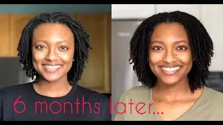 6 Month DIY Microloc Visual Update