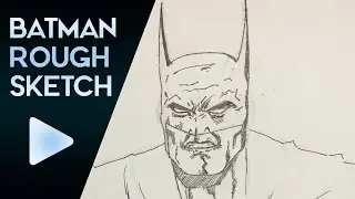 Batman Rough Sketch | Speed Art (Drawing)