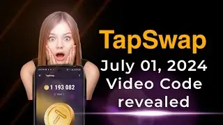 July 01, 2024 TapSwap video code revealed. #tapswap #crypto #bitcoin #moneyheist #ethiopian