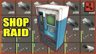 raiding the BEST shop in Rust?! + Funny Toxic online Raid (Rust Vending Machine Raids)