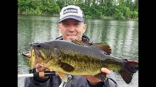 Big Bass in rainy weather
