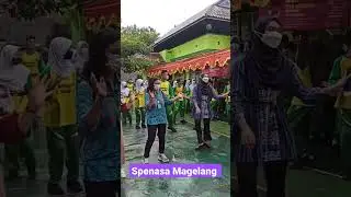 Joged bareng guru dan murid Spenasa Rantai Kentjana Magelang