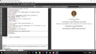 Writing VTU Project Report - title page explained line by line - part-1