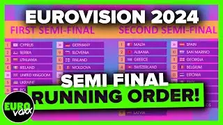 EUROVISION 2024: SEMI FINAL RUNNING ORDERS (REACTION!)