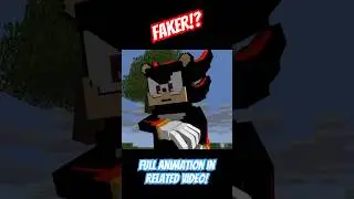 I found you Faker! #sonicthehedgehog #shadow #minecraftshorts #youtubeshorts #shadowgenerations