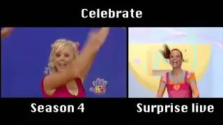 Hi-5 Celebrate comparison (Season 4 and Surprise Live)