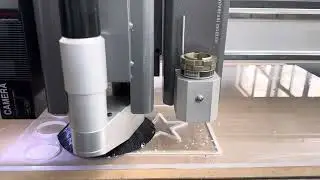 milling acrylic on TPS C2516Z digital cutting machine CNC router