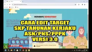 CARA EDIT TARGET SKP TAHUNAN KERJAKU PNS VERSI 3.0