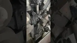 Method of making garage door bracket springs  #machine #manufacturingprocess #springmanufacturing