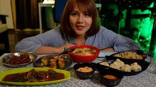 TIBETAN CUISINE MUKBANG || MANIPURI MUKBANG