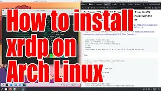 Arch Linux how to install xrdp RDP server tutorial - August 2024 - 45141a3f