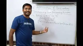 Increasing and Decreasing Function Continued.. | Exe 6.2 | Application of Derivative | Maths | XII