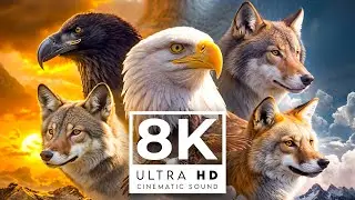 WILD KINGDOM 8K ULTRA HD 60FPS | with Realistic Cinematic Sound (color dynamic)