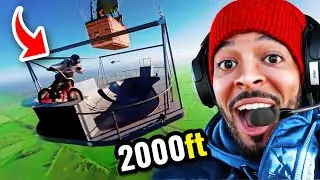 WE CREATED AN INSANE FLOATING SKATEPARK 2000ft IN THE SKY 🌤