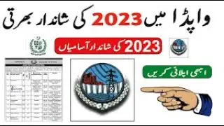 WAPDA Jobs 2023 for Masons, Plumbers, Attendants, Bearers, Bus Conductors, Naib Qasid and Other
