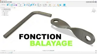 Fusion 360 - Deux exemples simples pour découvrir les balayages