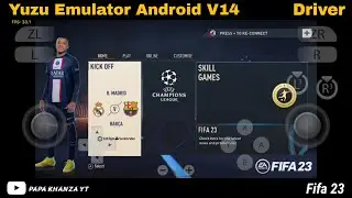 YUZU EMULATOR ANDROID FIFA 23 | YUZU GOLD V14