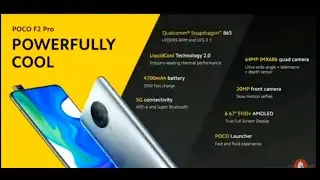 #POCOF2Pro#POCOisBACK#Powerfullycool POCO F2pro  global quick recap & first look 🔥🔥