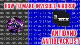 HEX EDITOR FF DATA INVISIBLE AIRDROP😱 ANTI BAN NO BAN METHOD HOW TO MAKE FF NPC NAME HOLOGRAM
