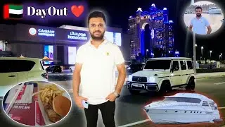 Marina Mall in Abu Dhabi ❤️ Emirates palace || Beautiful Corniche View || Dinner on Privates yacht 🥰