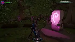 Mythrealm - Forest Combat and Pelryn's Camp.