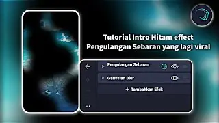 Tutorial Intro Hitam yang lagi viral