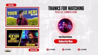 Clean YouTube End Screen Pack