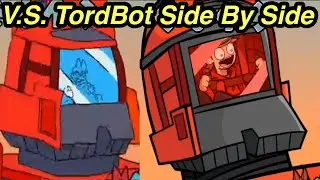 Friday Night Funkin Mod || V.S. Tord REMASTERED TORDBOT Side by Side