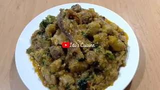 OTO MBORO/Unripe Banana Porridge/Akwa Ibom Food