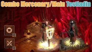 Diablo II Resurrected - Combo Mercenary/Main Testladin Paladin  Build