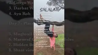 Salalah list of waterfalls | #shorts #oman #khareef #muscat #salalah