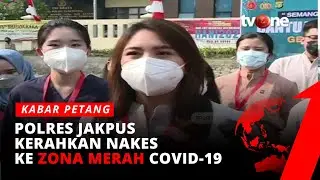 Nakes Cantik di Gerai Vaksinasi Keliling Polres Jakpus | Kabar Petang tvOne