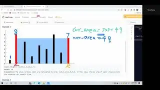 Leetcode 11. Container With Most Water. Two Pointers. Python