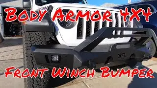 Jeep Gladiator Front Bumper From Body Armor 4X4 Install And Review