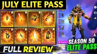 JULY ELITE PASS FREE FIRE 2022 | FREE FIRE SEASON 50 ELITE PASS FULL REVIEW | Noor's Gaming