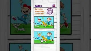 iki resim arasındaki farkları 20 saniyede bulabilir misiniz? #zekatesti #dikkat #mentalup