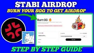 Tabi Airdrop - How to Burn $GG for $Tabi Airdrop – Step-by-Step Guide! Don’t Miss Out