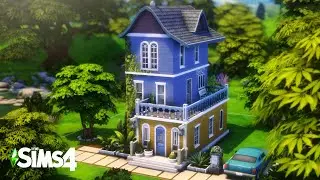 Colorful Paranormal Stuff Family Home | Speed Build | No CC | The Sims 4 | Ambient Music