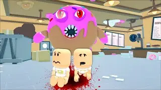 ESCAPE EVIL DONUT SHOP! (OBBY) [EP 2] AND SURVIVE HIS EVIL PLANS !! #roblox #obby