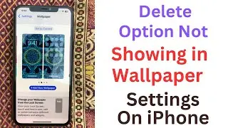 iOS 18 How to Delete Wallpaper on Lock Screen iPhone
