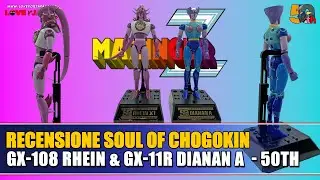 Recensione GX-108 Rhein & GX-11R Dianan A Soul of Chogokin Diecast Bandai