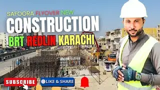 Safoora flyover new construction brt redline project