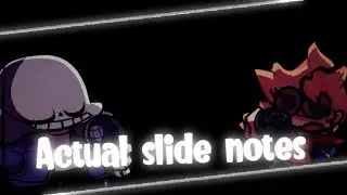 Friday night funkin Actual slide notes but Sans Vs Darina